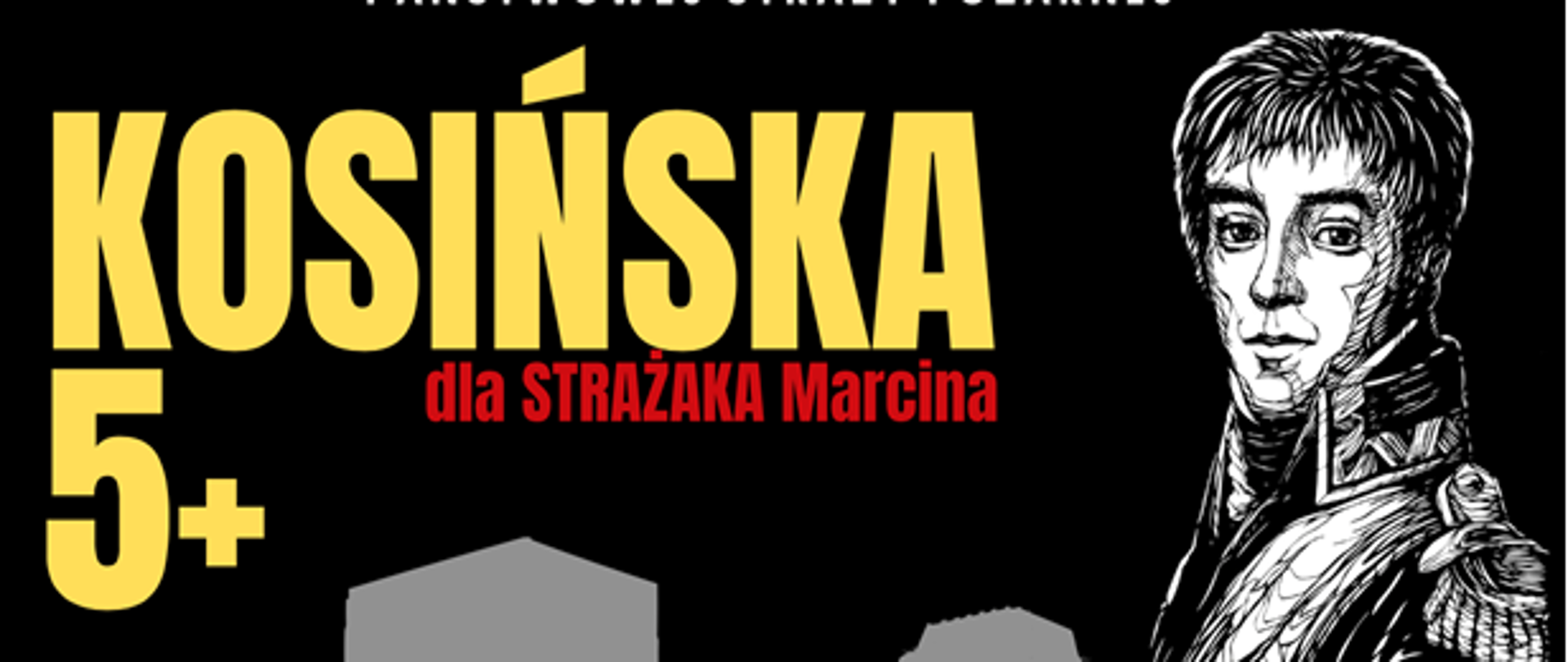 Plakat - bieg dla strażaka Marcina