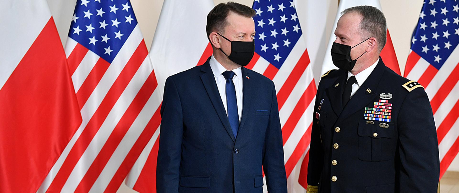 Spotkanie ministra M. Błaszczaka z dowódcą V Korpusu USA