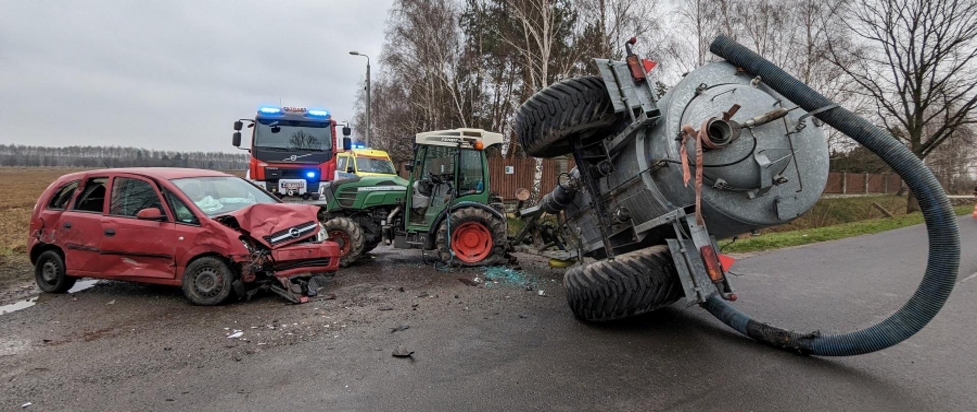 Zdarzenie drogowe w Lubiejewie