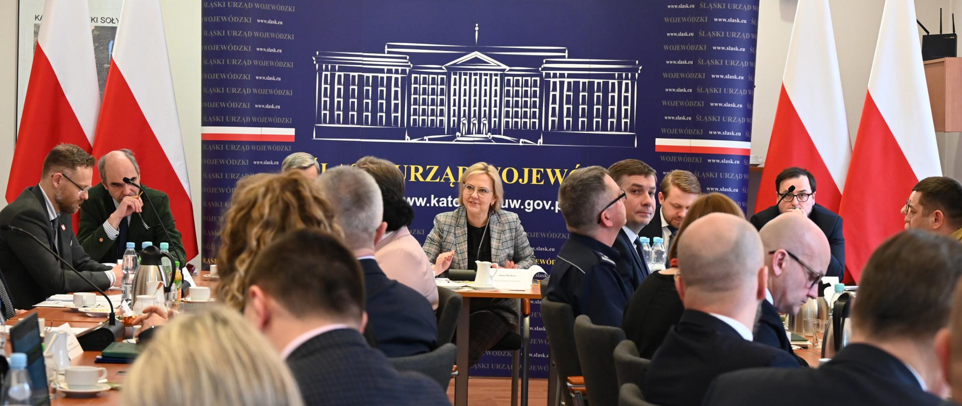 minister Anna Moskwa podczas spotkania z wojewodami