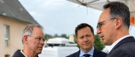 Prezes Wód Polskich podczas briefingu w Głuchołazach - 27.07.2026