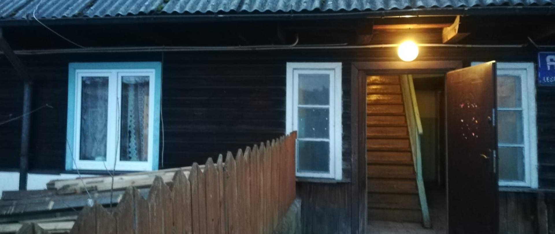 Pożar mieszkania zdjęcie poglądowe