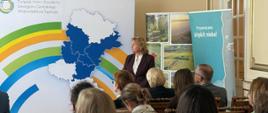 Wody Polskie w Gliwicach na konferencji „ZAADAPTOWANI 2.0: Woda w krajobrazie – Retencja i adaptacja” w Świerklańcu