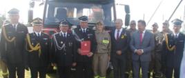 Dożynki gminne i przekazanie nowego samochodu dla OSP Rydzewo
