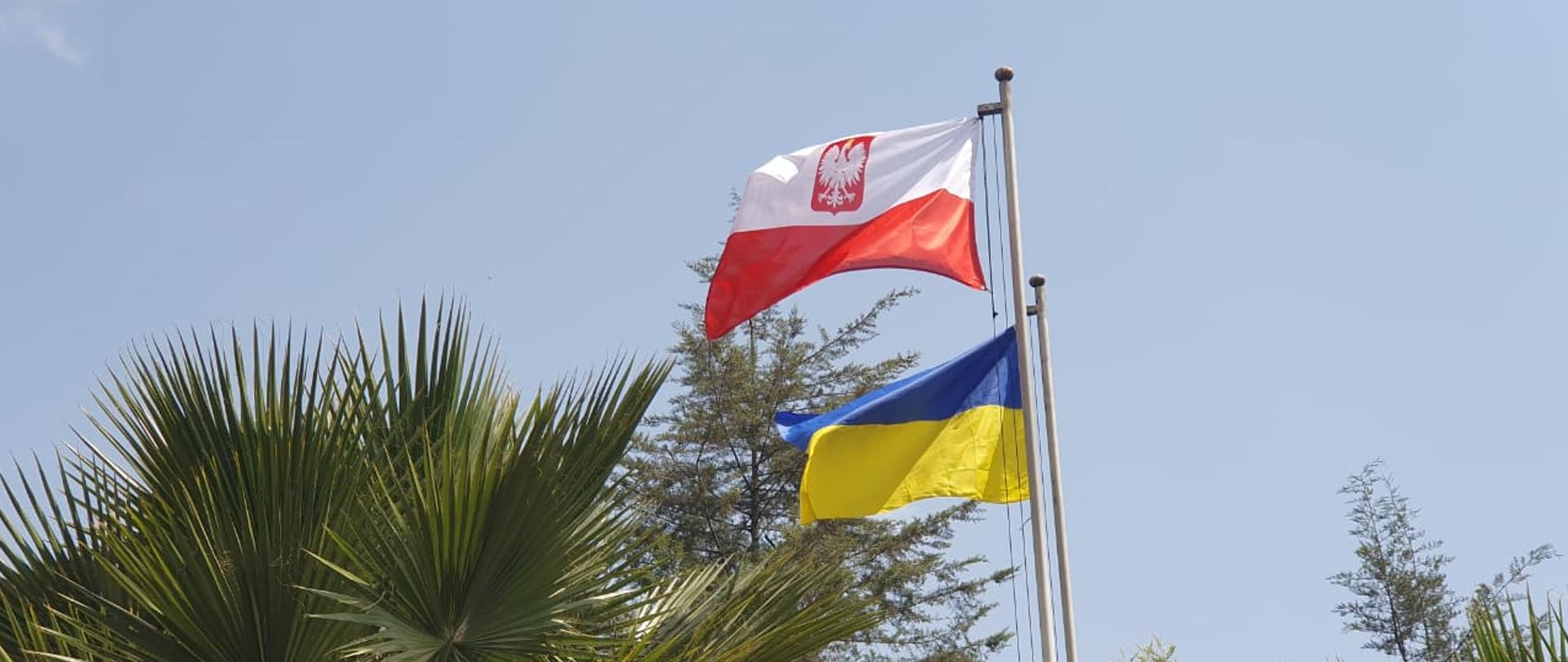 24 February 2023 - Ukrainian flag raising ceremony