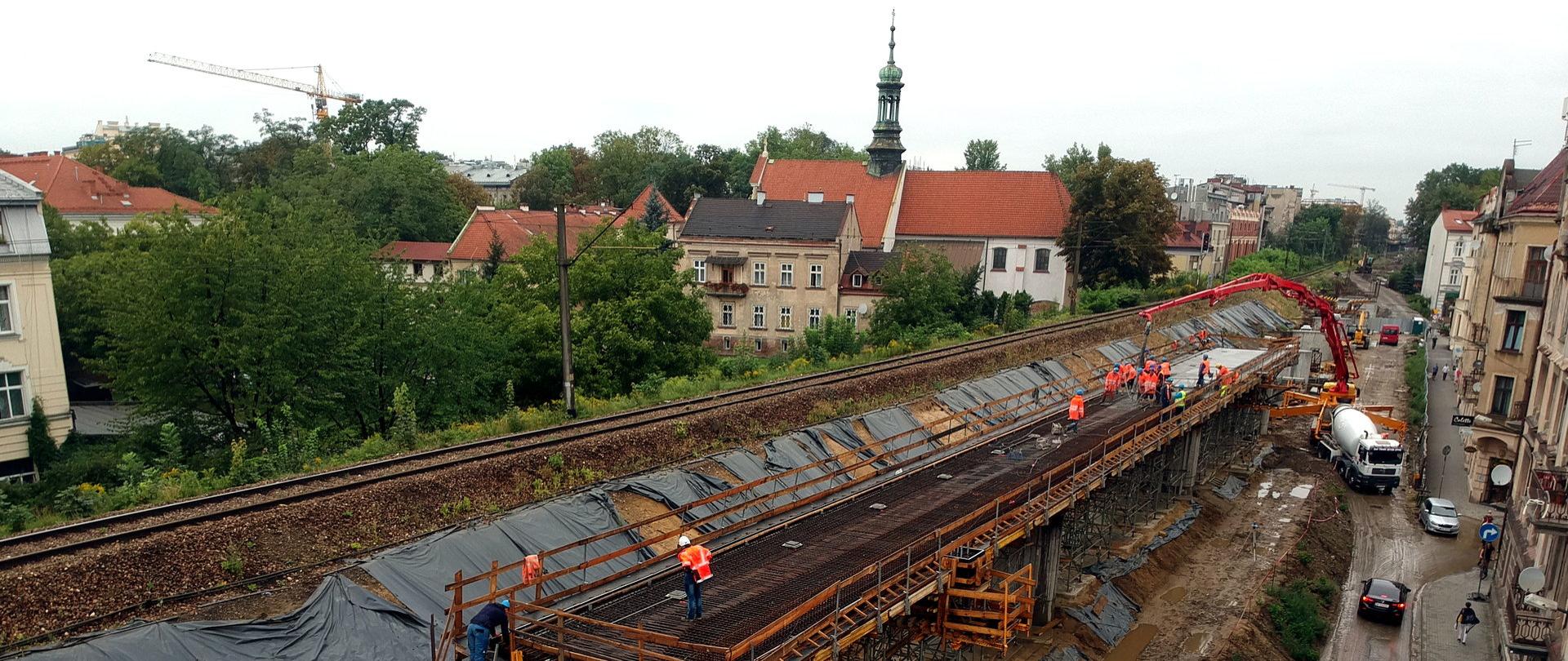 Budowa estakad w Krakowie
