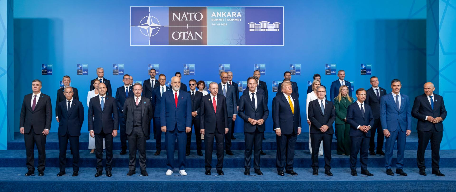 Official photo of NATO Heads of State and Government - 2026 NATO Summit in Ankara
