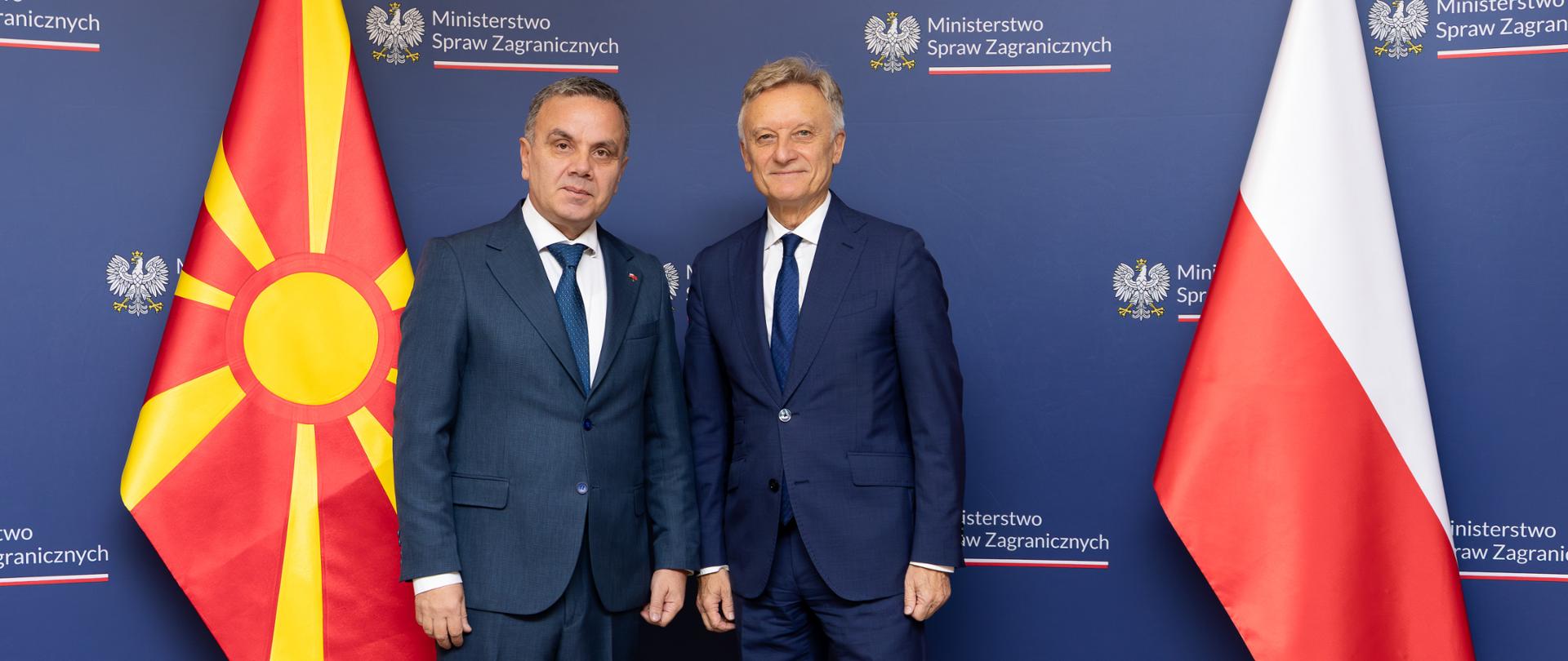 Konsultacje polityczne wiceministrów spraw zagranicznych Polski i Macedonii Północnej