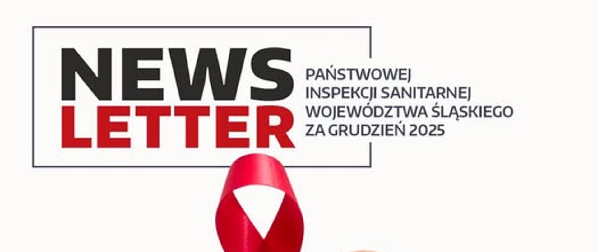 dłoń trzymająca czerwoną tasiemkę, znak tolerancji i wsparcia dla osób z HIV i AIDS