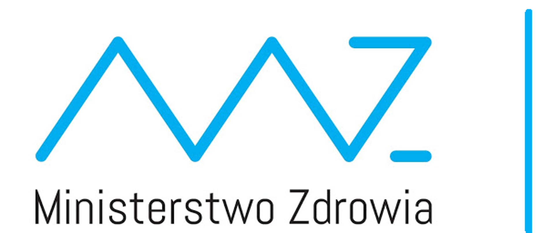 Grafika przedstawiająca logo Ministerstwa Zdrowia - litery MZ w kolorze niebieskim, a pod nimi napis Ministerstwo Zdrowia