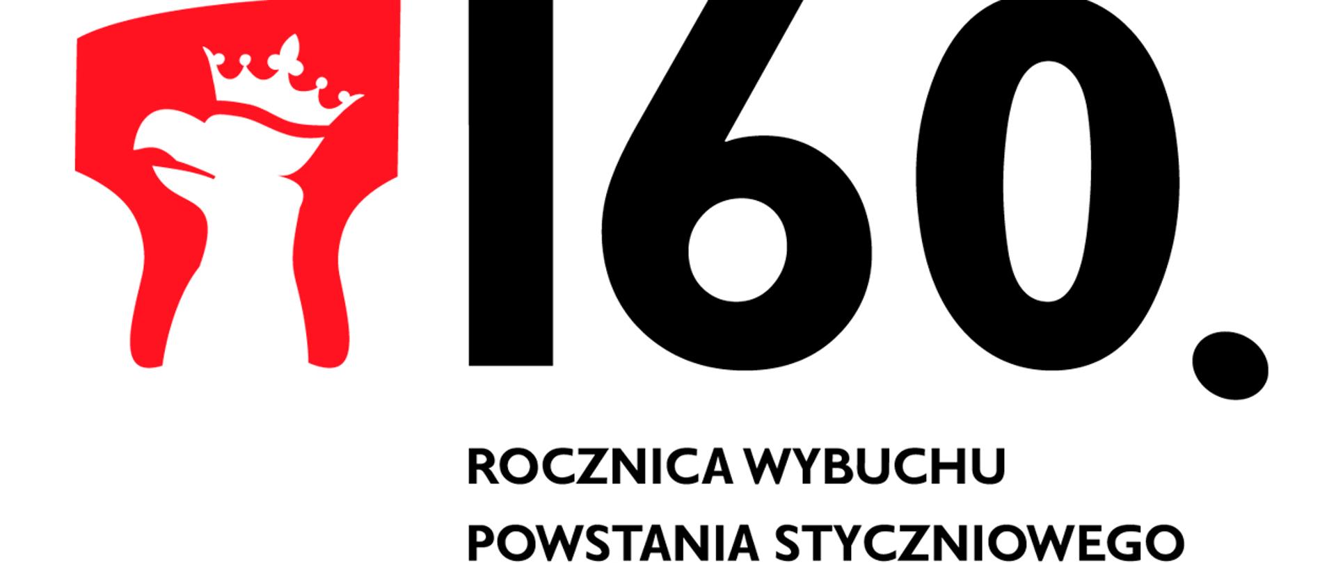 Logo Ogólnopolskiego konkurs na projekt plakatu z okazji 160. Rocznicy Powstania Styczniowego