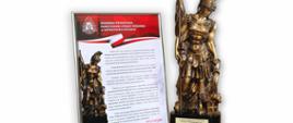 Pamiątkowa statuetka oraz dyplom 