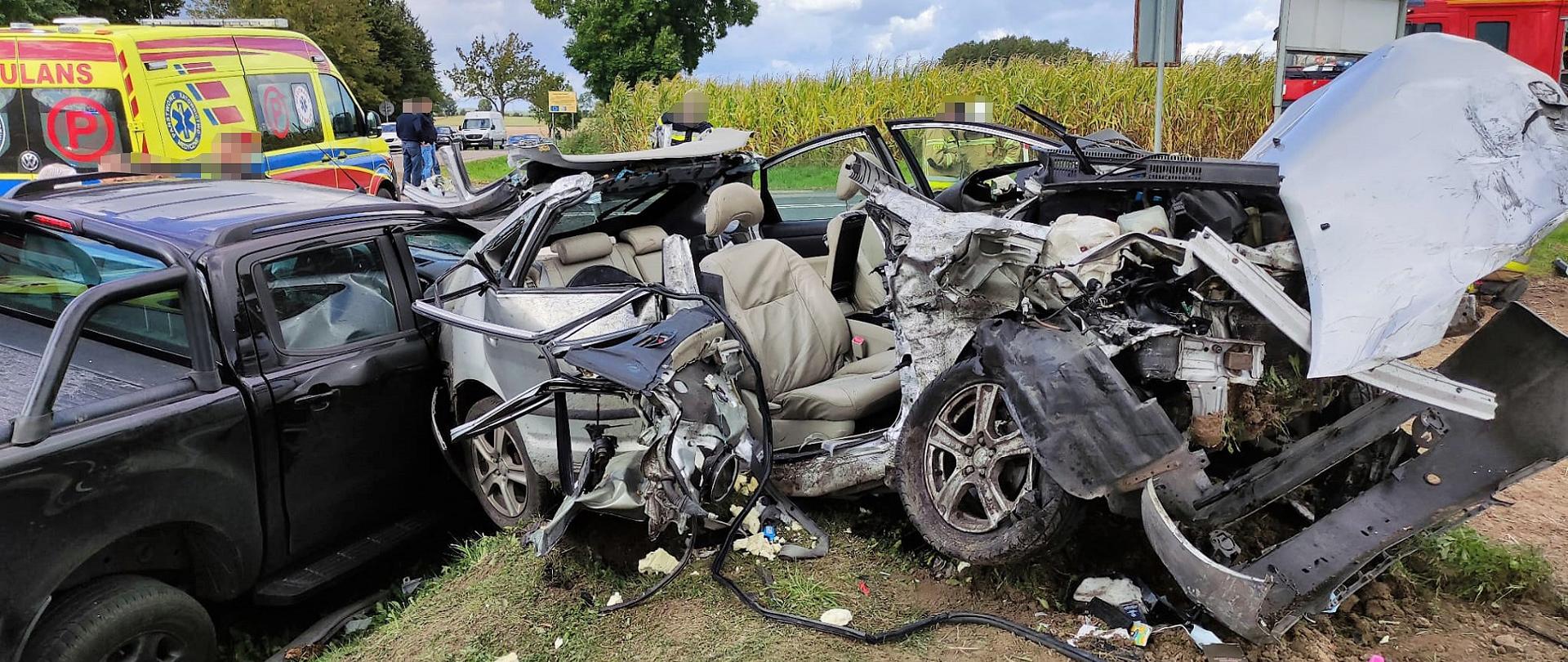 Kolejny tragiczny wypadek na skrzyżowaniu miejscowości Krzynowłoga Mała
