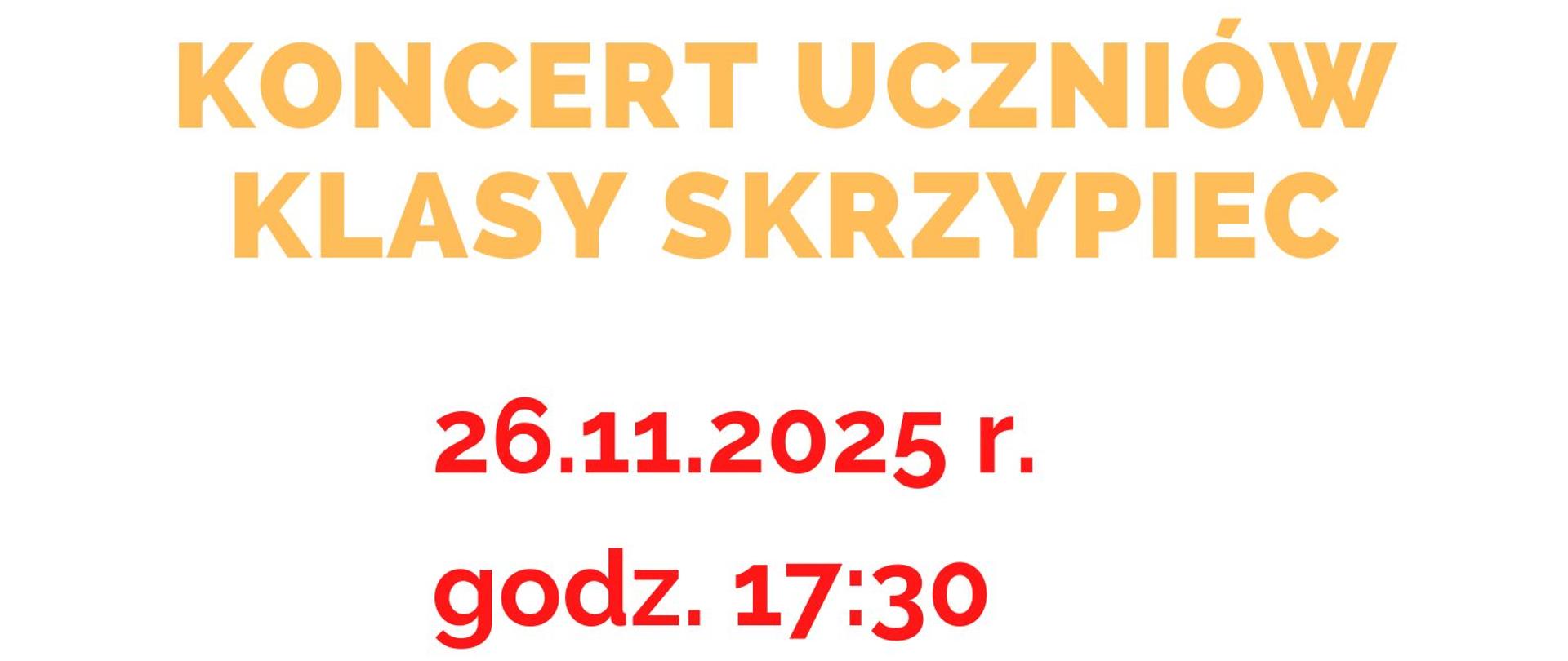 koncert skrzypiec