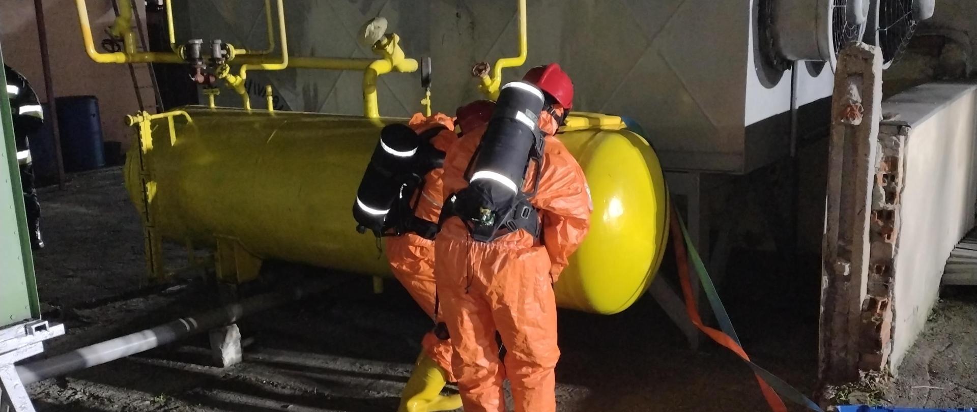 Ćwiczenia na terenie Spółdzielni Mleczarskiej Mlekovita w Ostrowcu Św.