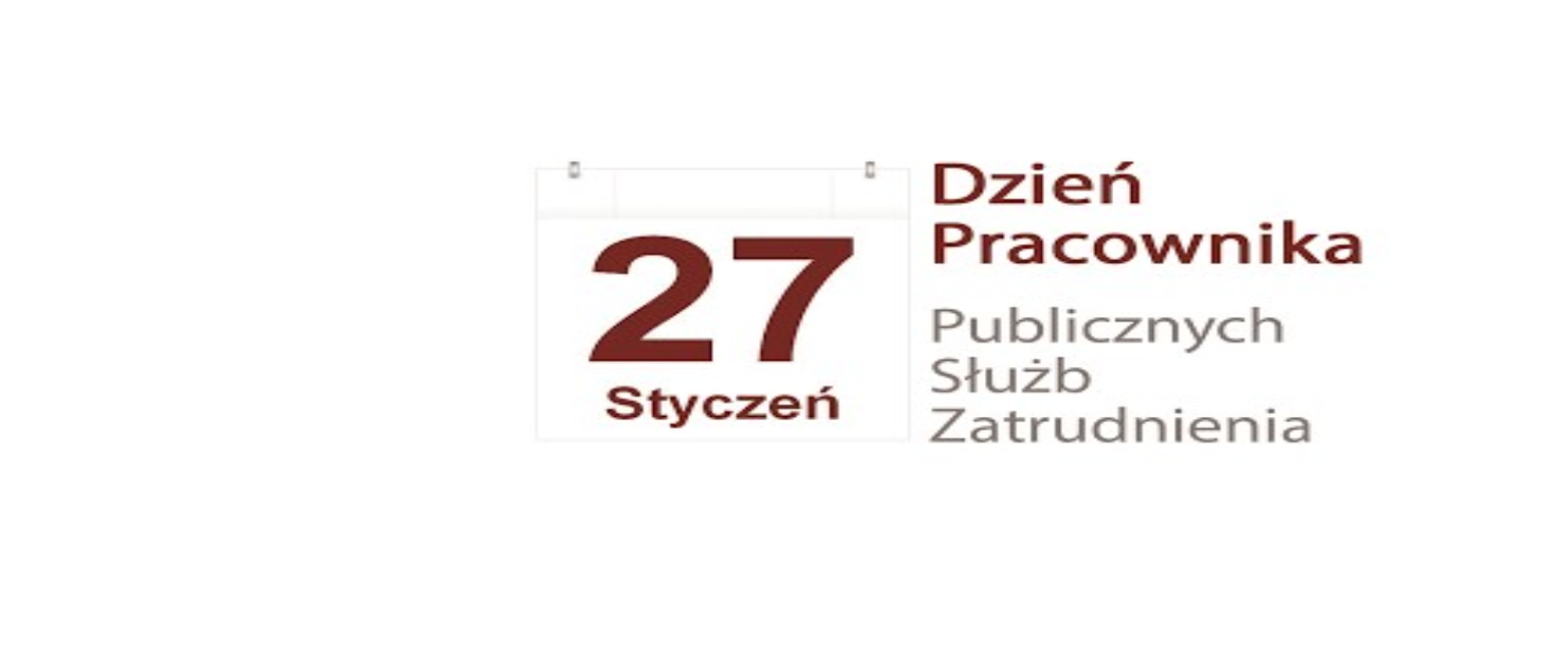 Napis: Dzień Pracownika Służb Zatrudnienia
