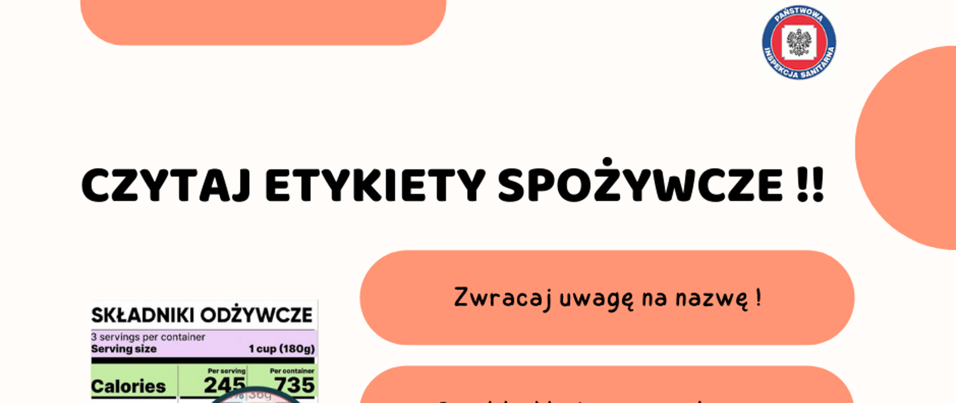 Czytaj etykiety spożywcze !!
