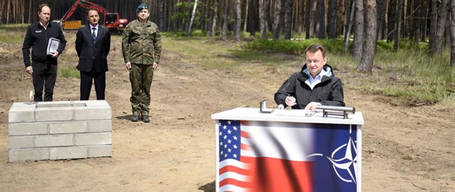 Munition Storage Area for the allied forces is being built in Powidz_zajawka