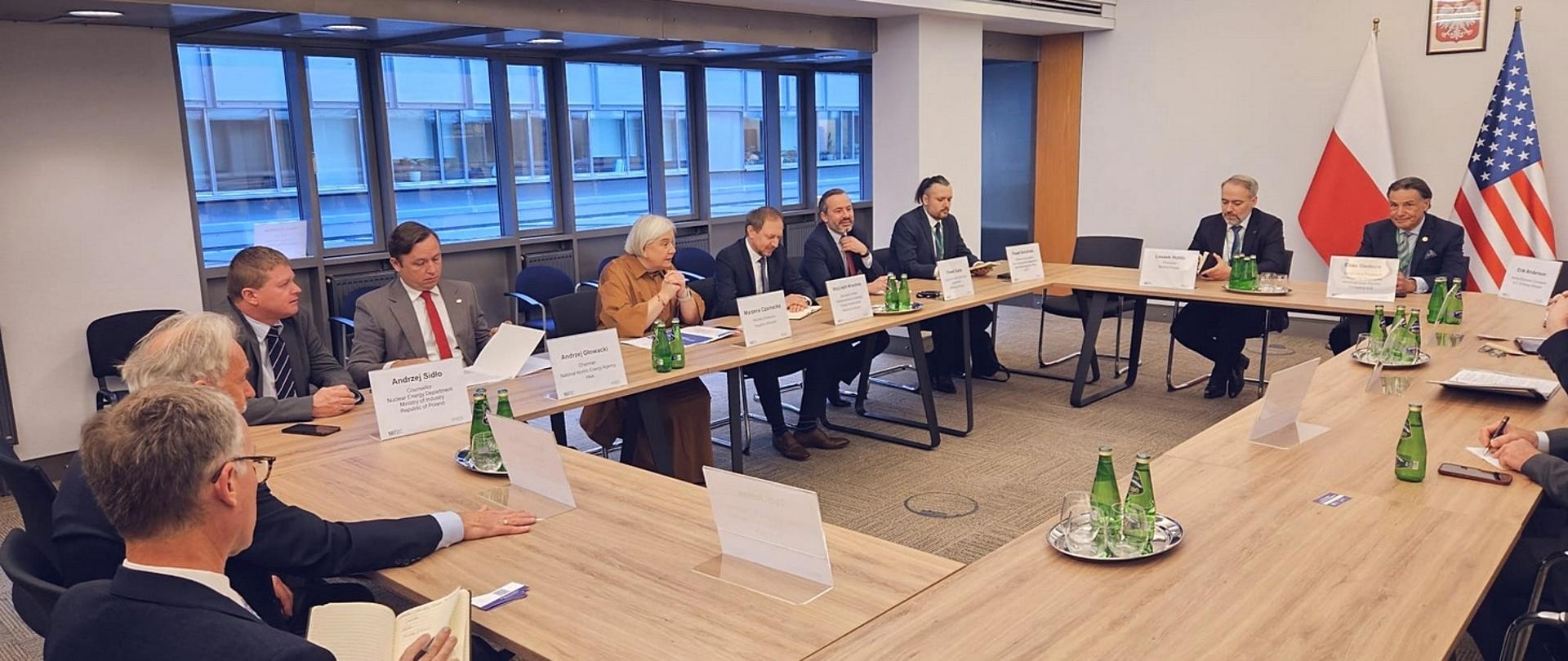 Spotkanie Minister Przemysłu Marzeny Czarneckiej z delegacją przedstawicieli amerykańskiego przemysłu jądrowego
