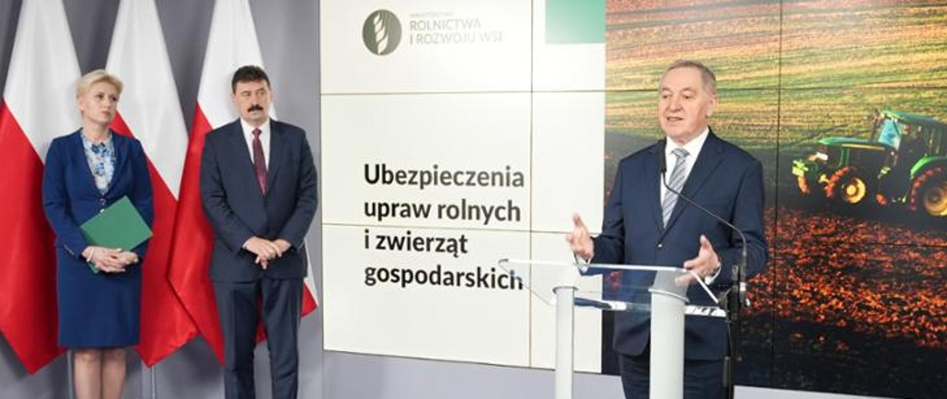 Ubezpieczenia upraw i zwierząt gospodarskich – konferencja w MRiRW