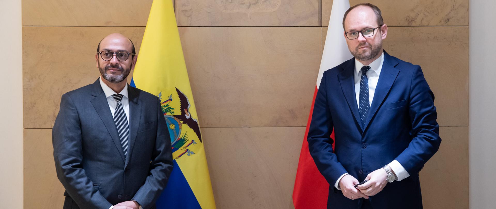 Deputy Foreign Minister Przydacz meets with Ecuador’s Deputy Minister of Human Mobility 
