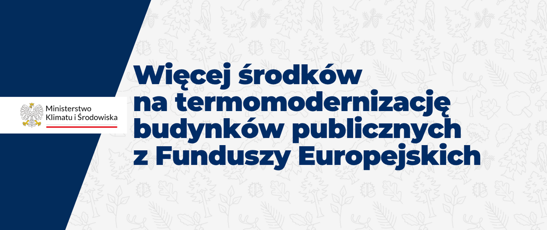 Więcej środków na termomodernizację budynków publicznych z Funduszy Europejskich