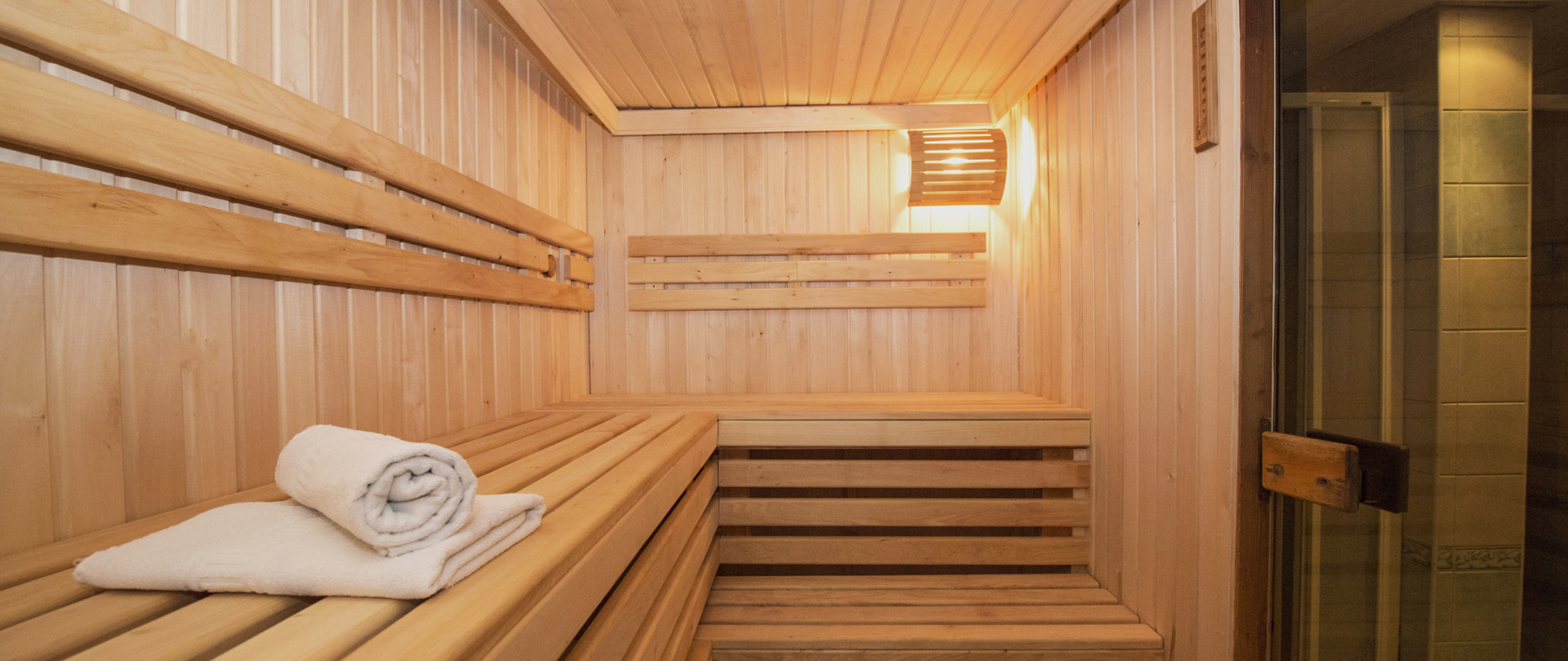 Na zdjęciu sauna