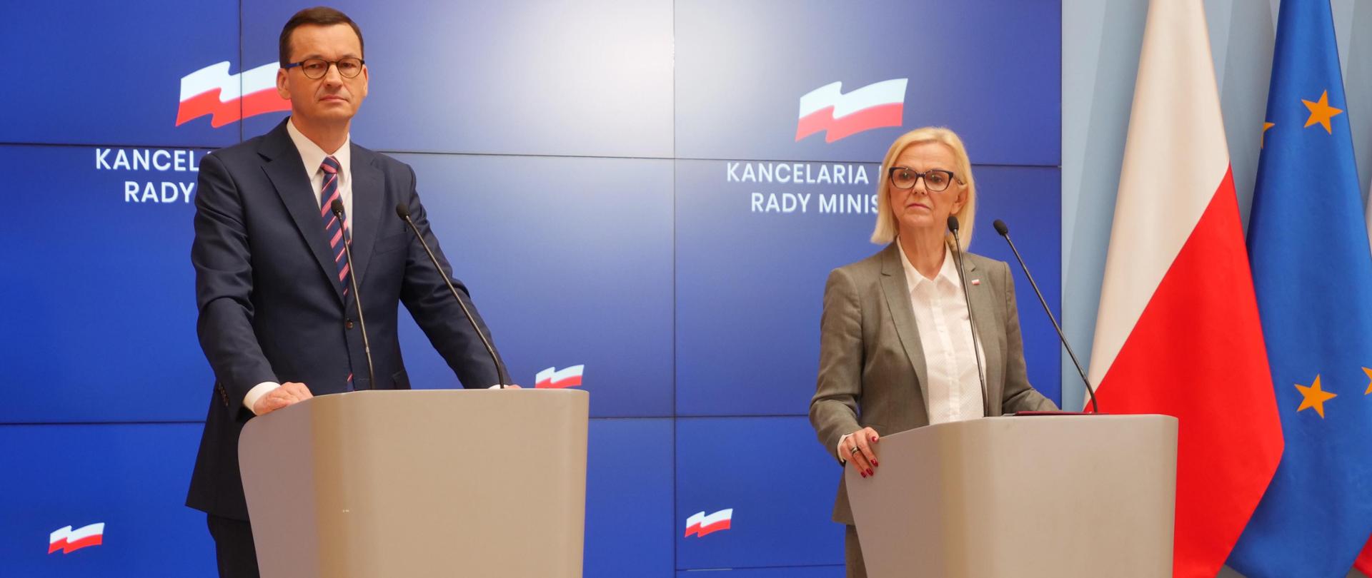 Briefing prasowy w KPRM