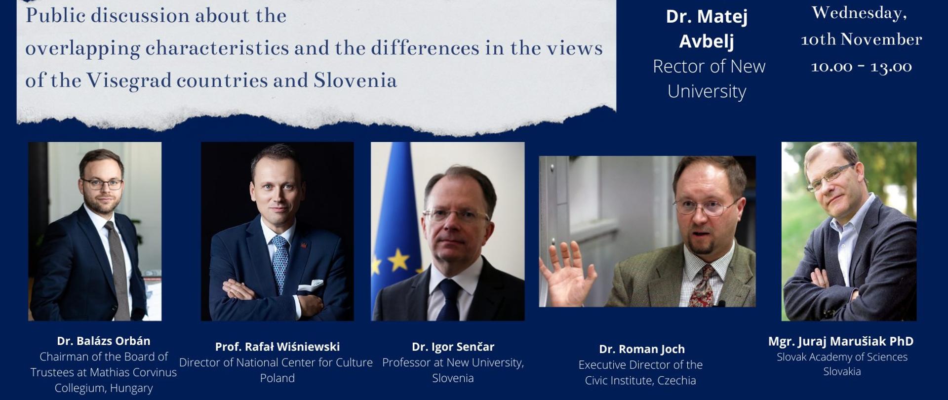 Debata na temat przyszłości Europy w Nowym Uniwersytecie w Lublanie z udziałem Prof. Rafała Wiśniewskiego
