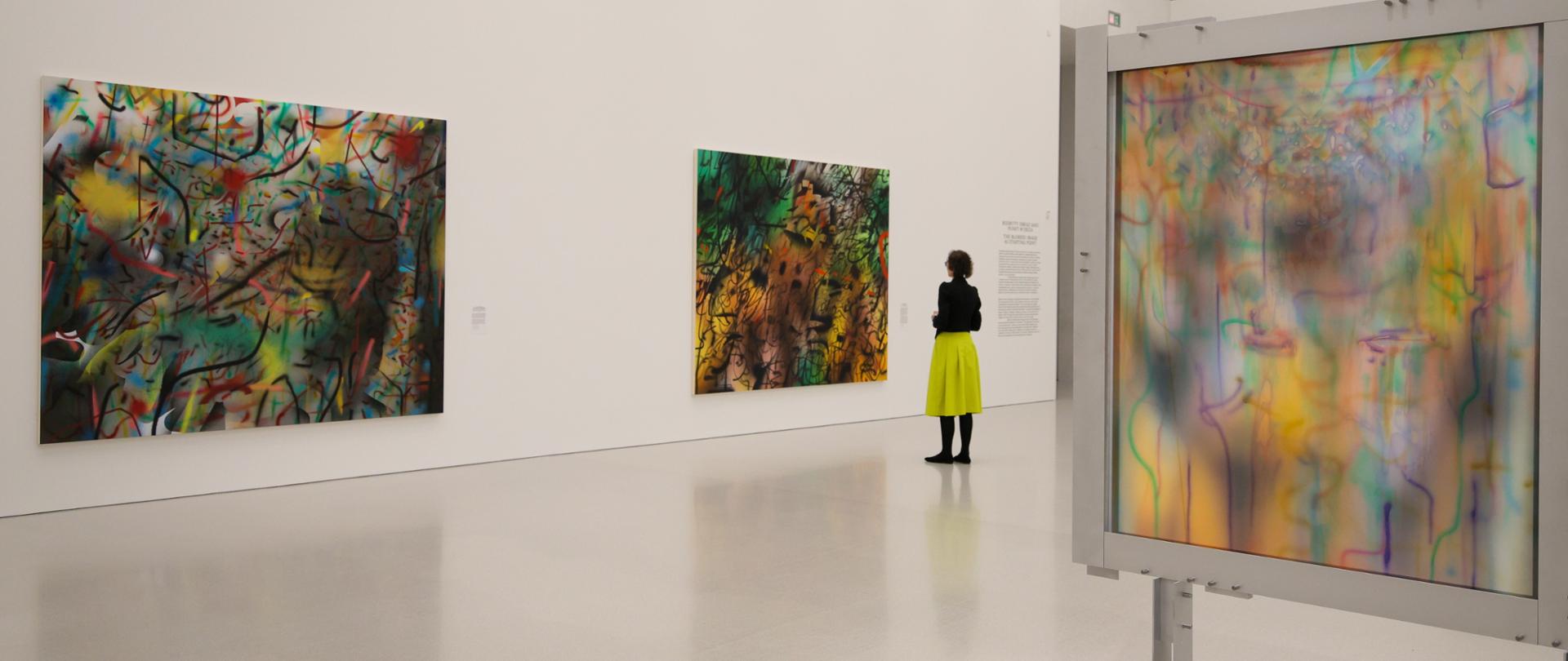 Wystawa Julie Mehretu „Kairos/Wariacje duchologiczne”, fot. Rafał Guz/PAP