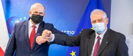 Minister Zbigniew Rau spotkał się w Brukseli z Josepem Borrellem