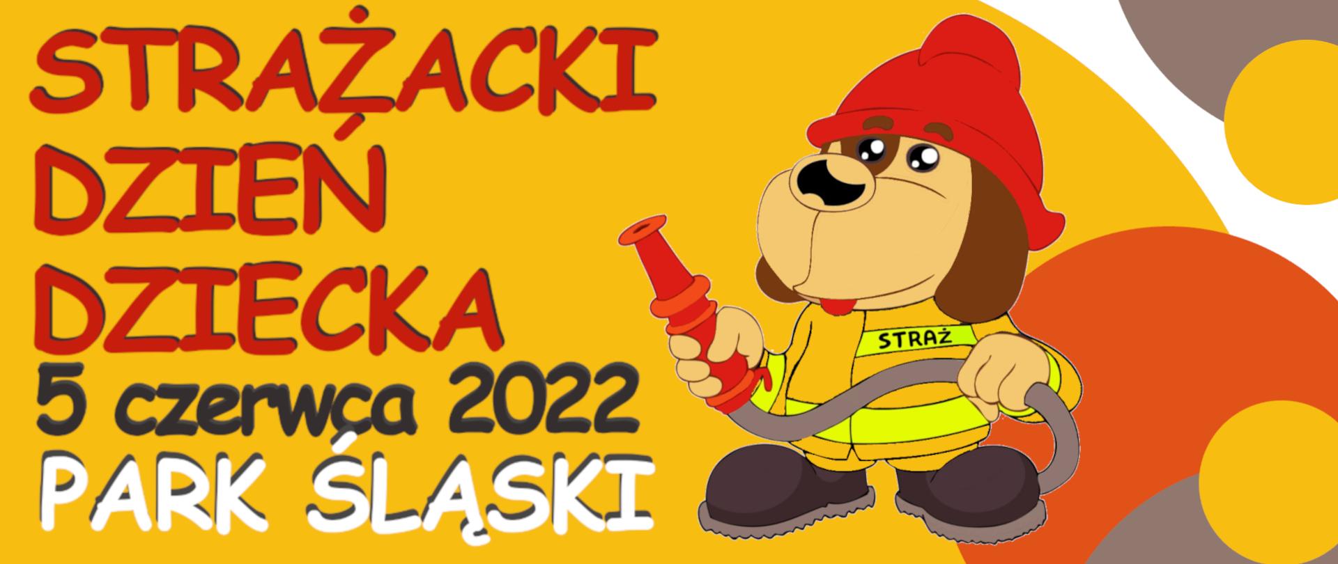 Plakat Strażacki Dzień Dziecka