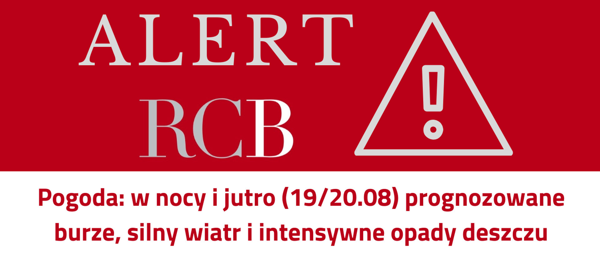 ALERT RCB DLA POWIATU NAMYSŁOWSKIEGO