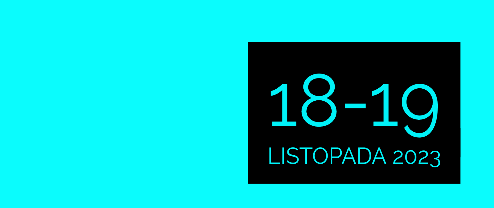 Niebieski plakat z czarnymi literami, zdjęcia profesora Pelczara oraz informacje o konkursie