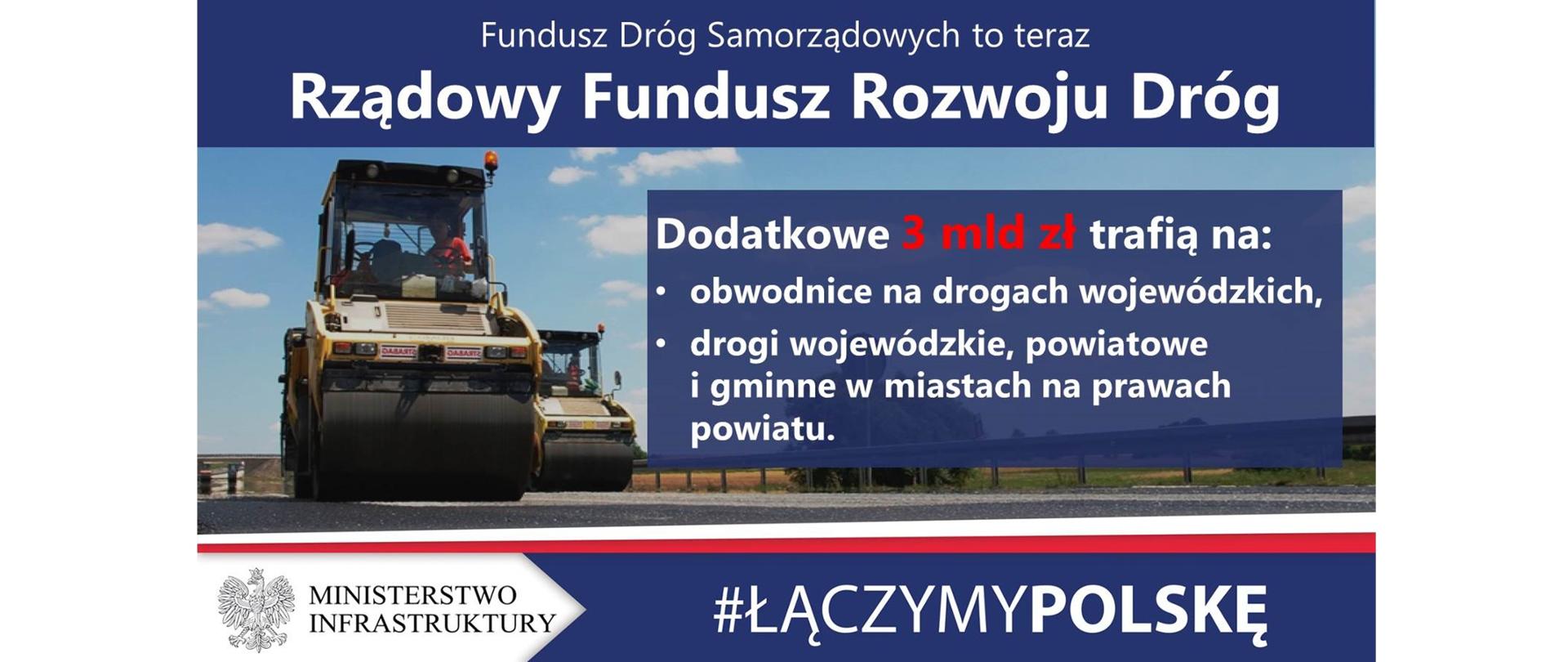 Sejm przyjął opracowany przez Ministra Infrastruktury projekt ustawy o zmianie ustawy o Funduszu Dróg Samorządowych oraz niektórych innych ustaw. 