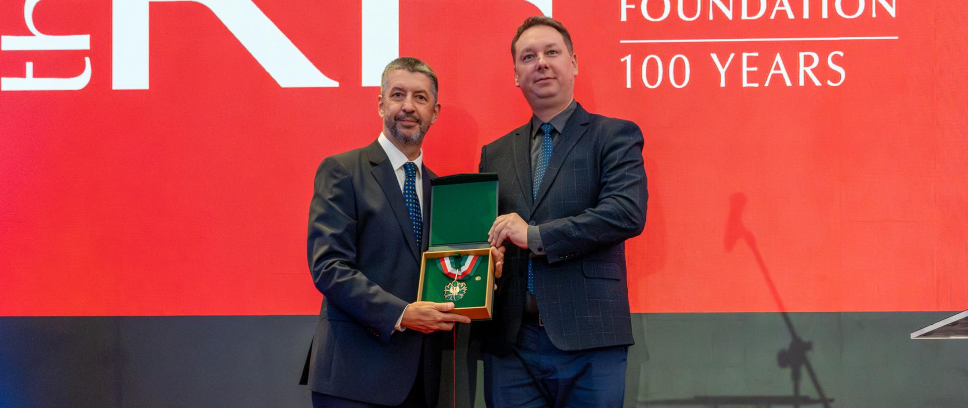 Złoty Medal „Zasłużony Kulturze Gloria Artis” dla Fundacji Kościuszkowskiej, fot. Paweł Morawiec/Biblioteka Narodowa