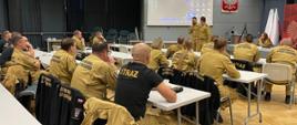 Odprawa oficerów prasowych PSP województwa mazowieckiego