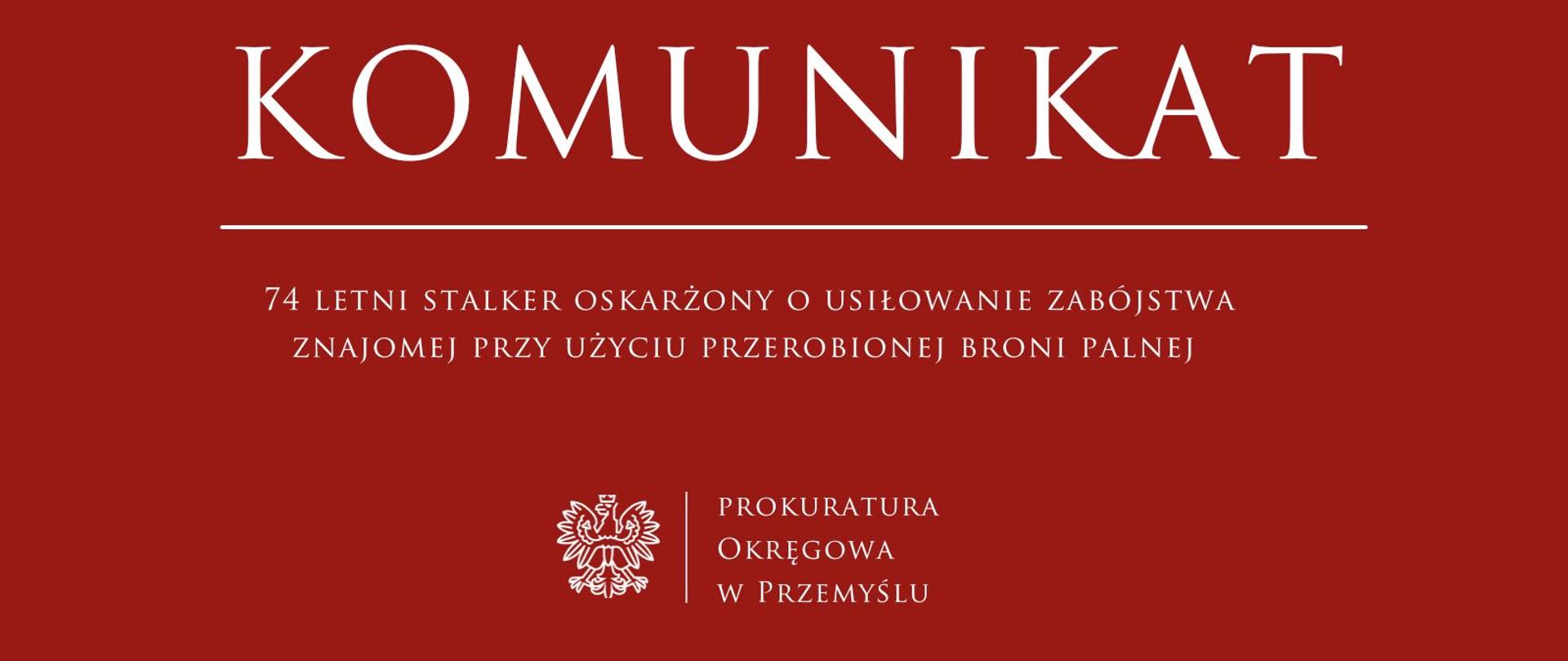 74 letni stalker oskarżony o usiłowanie zabójstwa znajomej przy użyciu przerobionej broni palnej 