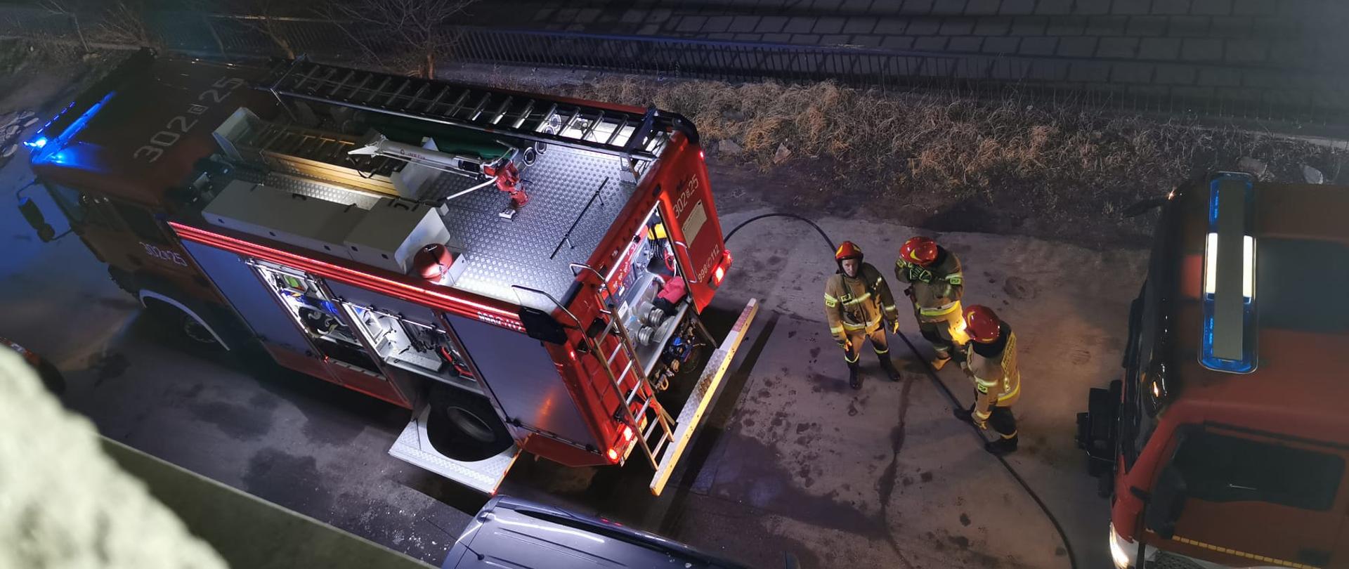 Pożar na ul. Owsiana