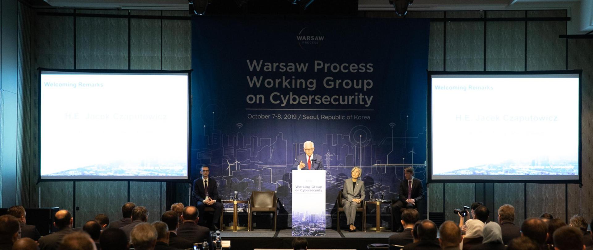 Inauguracja grupy roboczej ds. cyberbezpieczeństwa w ramach Procesu Warszawskiego