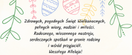 Kartka z życzeniami Wielkanocnymi