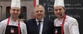 Wiceminister R. Zarudzki z kucharzami promuje z polską żywność