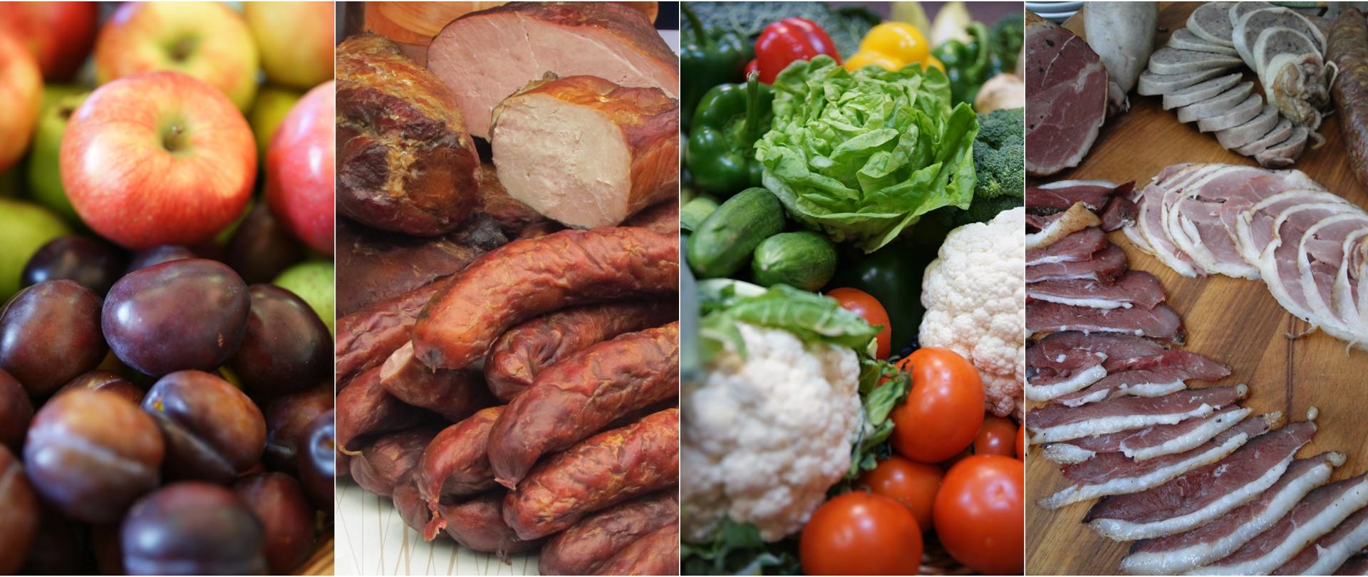 Polskie owoce, warzywa i produkty mięsne