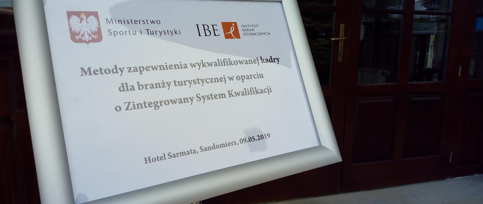 Konferencja pn. „Metody zapewnienia wykwalifikowanej kadry dla branży turystycznej w oparciu o Zintegrowany System Kwalifikacji”