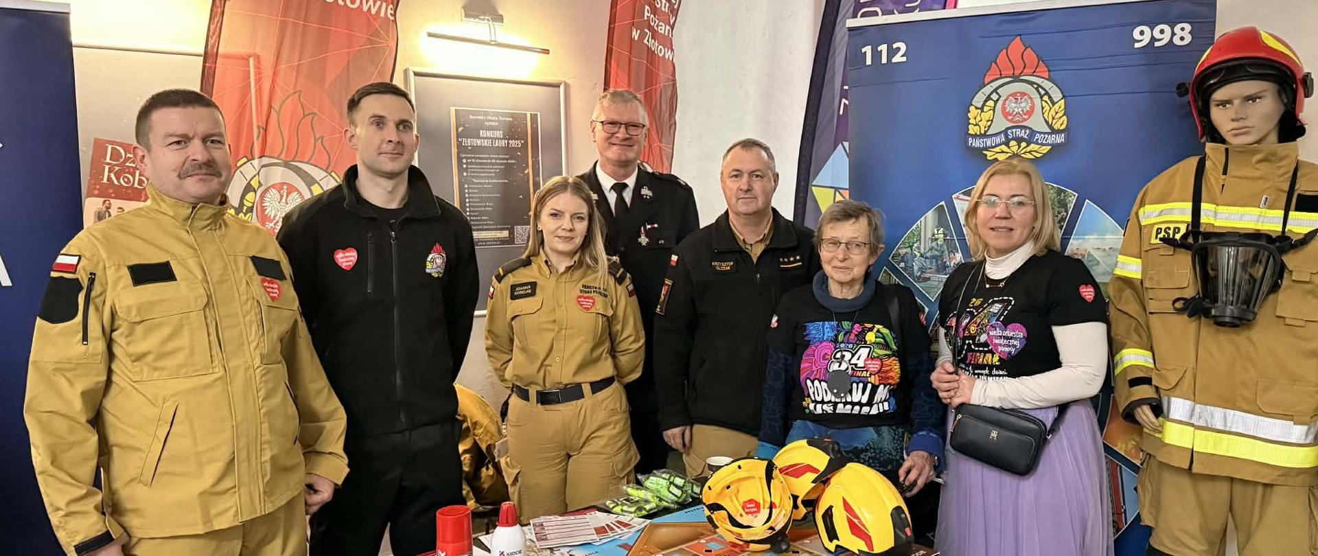 Strażacy podczas finału WOŚP w Złotowie