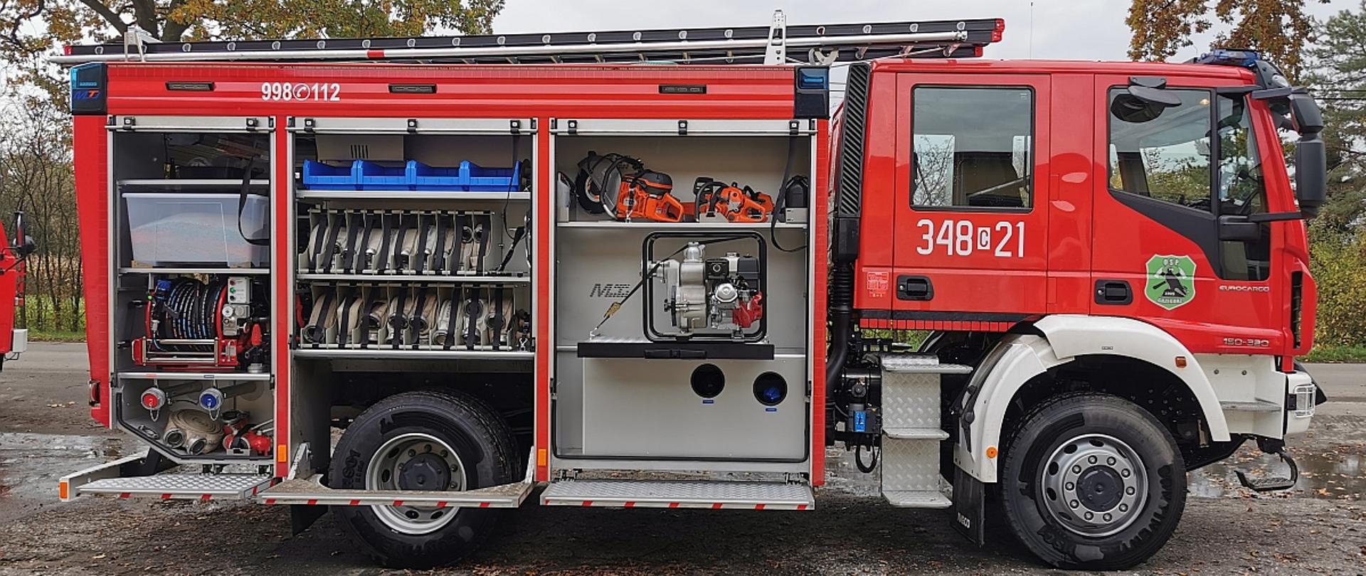 Nowy samochód gaśniczy w OSP Grzegorz