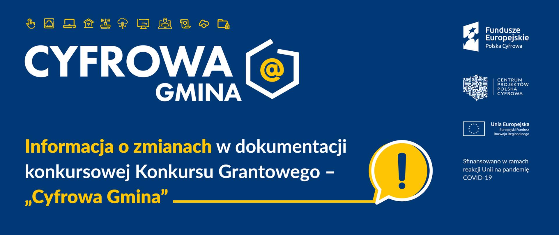 Zmiany w dokumentacji konkursowej