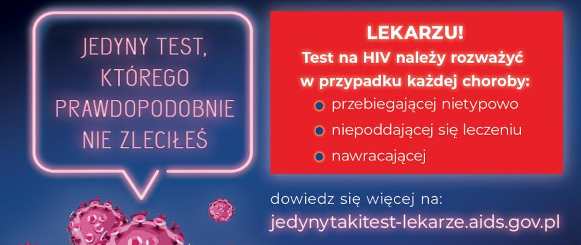Ogólnopolska kampania społeczna „Jedyny taki test” (#jedynytakitest)