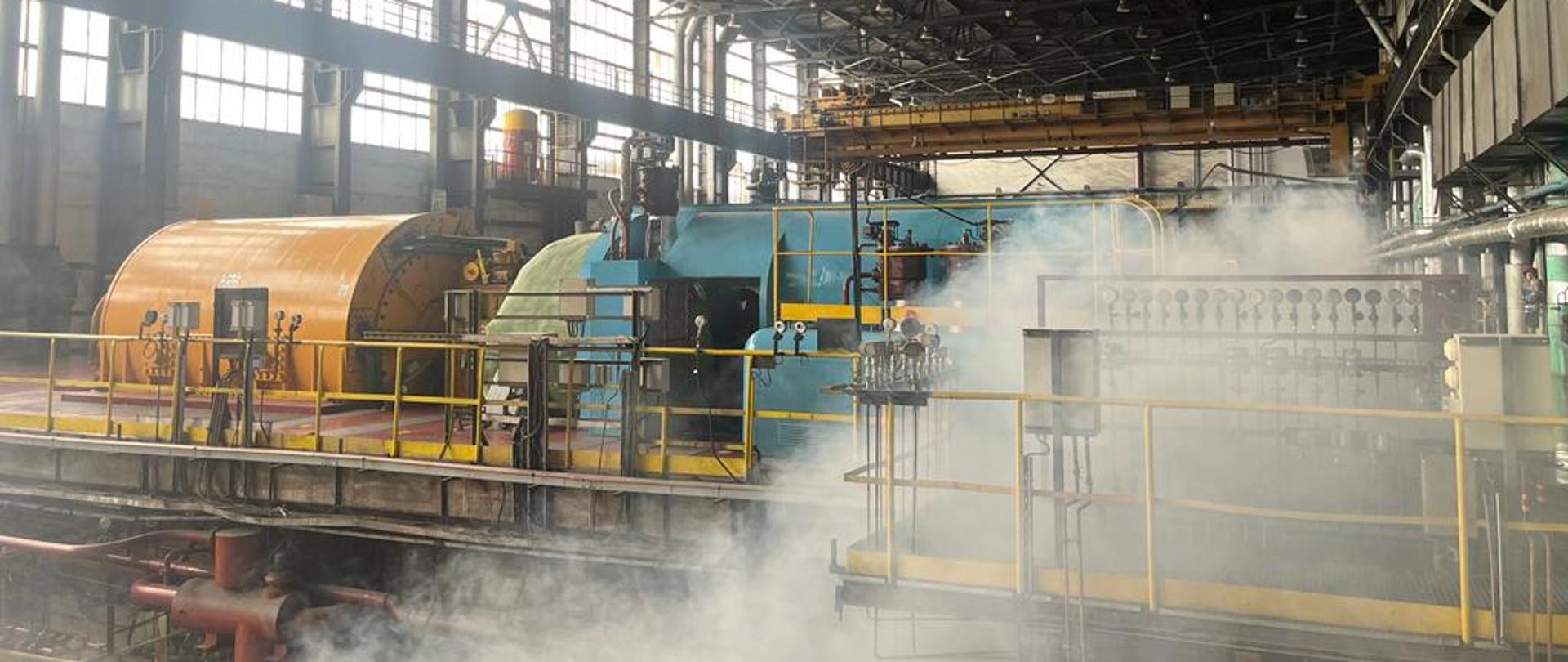 Ćwiczenia na terenie Elektrociepłowni Białystok