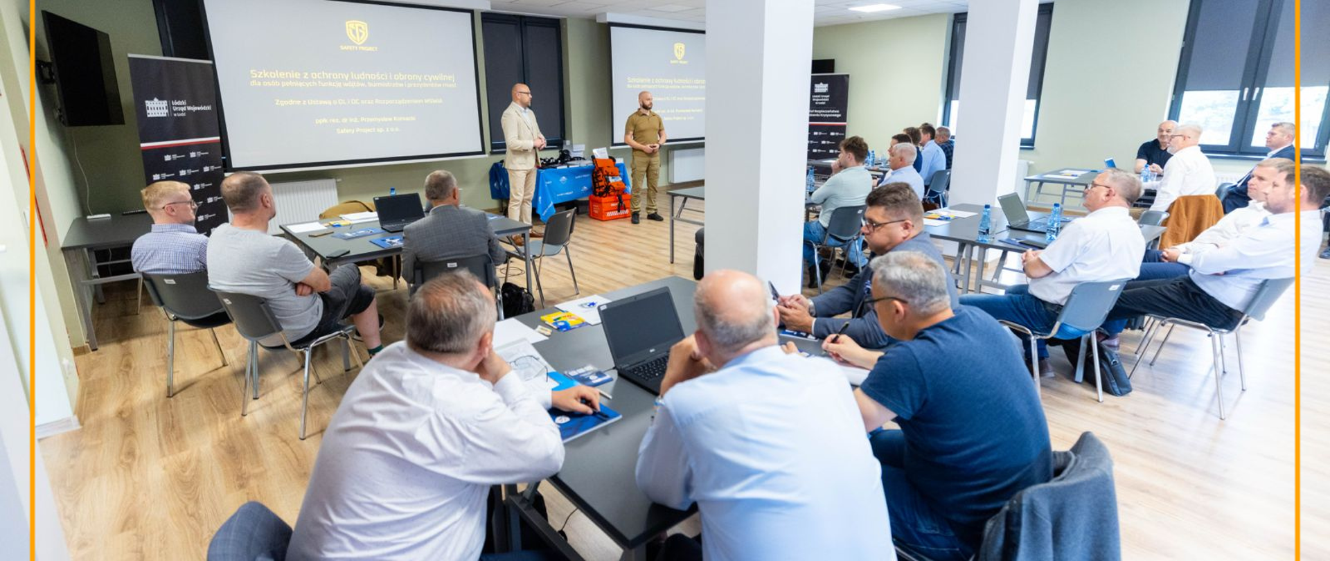 Szkolenie dotyczące ochrony ludności i obrony cywilnej - w kolejnej edycji uczestniczyli samorządowcy z powiatów - sieradzkiego, wieluńskiego oraz wieruszowskiego 